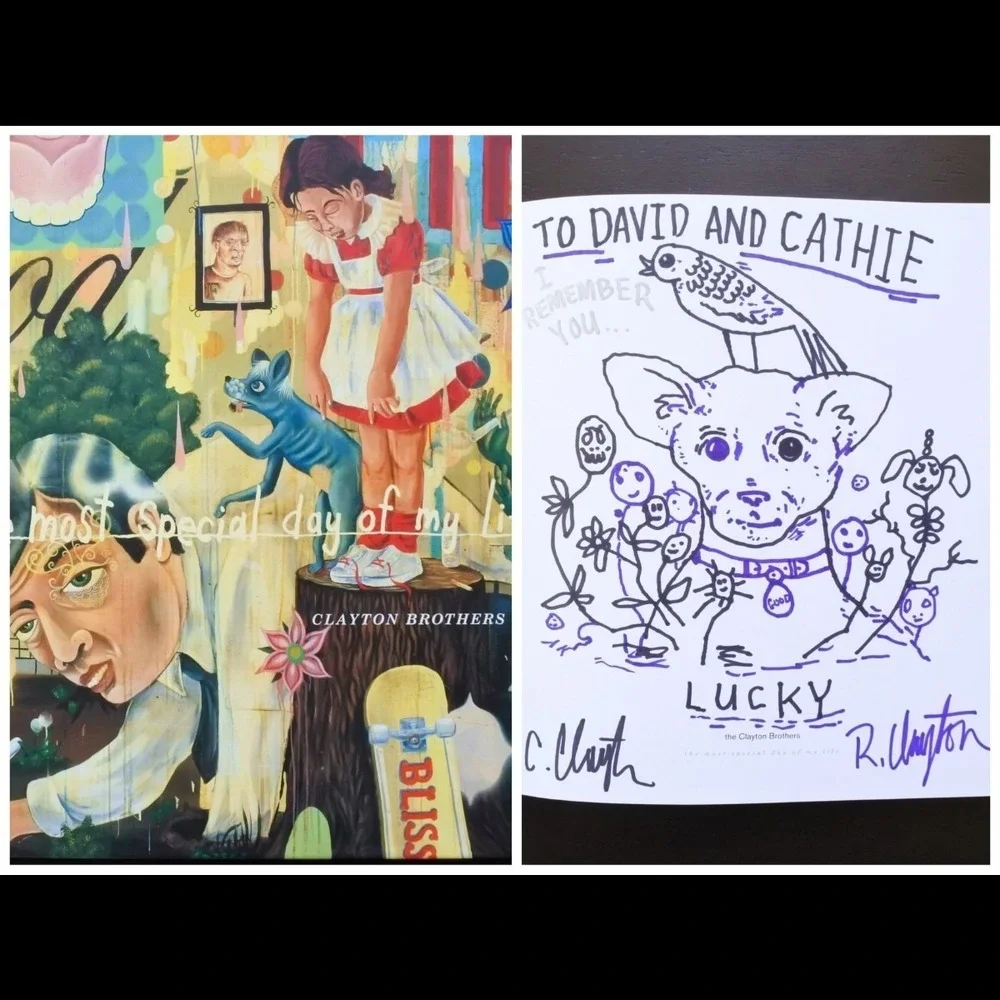 Signed Original Drawing Clayton Brothers The Most Special Day of My Life Book